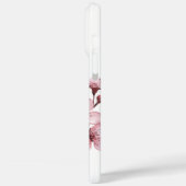 Weiß rosa Kirschblossom Bläserblüte Case-Mate iPhone Hülle (Rückseite / Links)
