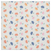 Weiß Rosa Orangenblütenmuster Stoff (Muster)