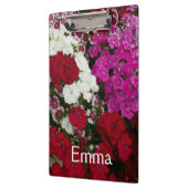 Weiß, Rosa und Rote Dianthus Klemmbrett (Links)