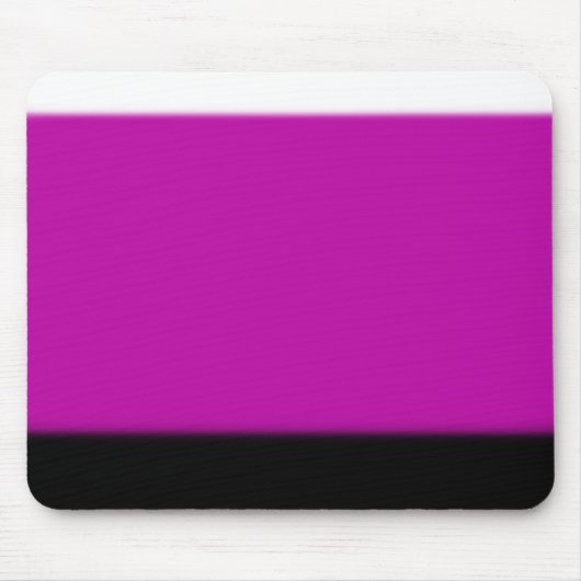 Weiß, Rosa und Schwarz Mousepad (Vorne)