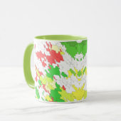 Weiß-Rot-Gelb-CHRISTMAS Tasse (Vorderseite Links)