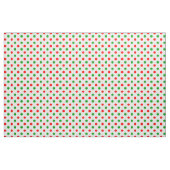 Weiß-Rot-Grün-Punkte-Design Stoff (Yard (91,4 cm))