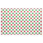 Weiß-Rot-Grün-Punkte-Design Stoff (Fat Quarter (45,7 x 55,9 cm))