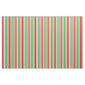 Weiß Rot Grün Streifen Muster   Stoff (Yard (91,4 cm))