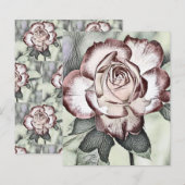 Weiß, rot, rote Rose (Vorne/Hinten)