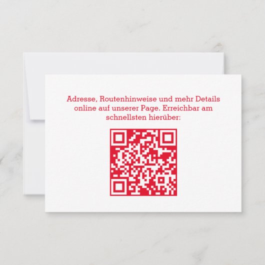 weiß, rot, schwarz einladung (Rückseite)