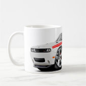Weiß-Rotes Auto 2009-11 Herausforderer Kaffeetasse (Links)