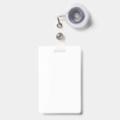 weiß rückziehbar ausweis (Vorderseite mit einziehbar)