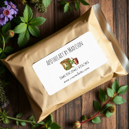 Weiß | Sage Smudge Sticks Produktkennzeichnungen Adressaufkleber