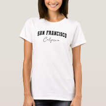 Weiß San Francisco, Kalifornien T - Shirt