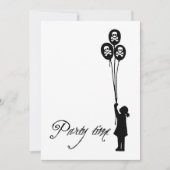 Weiß - Schädel-u. Einladung (Vorderseite)