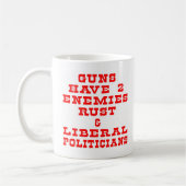 Weiß schießt 2 Feinde Kaffeetasse (Links)