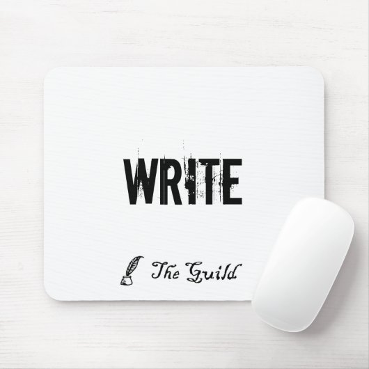 Weiß SCHREIBT Mousepad (Mit Mouse)