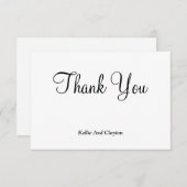 Weiß/Schwarz Danke, Karten (Vorne/Hinten)