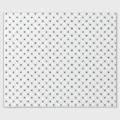 Weiß & Schwarz Geschenkverpackungspapier mit Schle Geschenkpapier (Flach)
