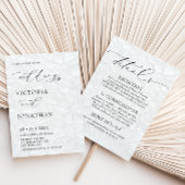 Weiß Schwarz in einem Eleganten Einladung