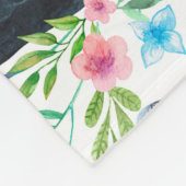 Weiß-schwarz-weißer Schwanensee nahtloser Fleck Fleecedecke (Ecke)