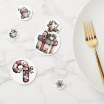 WEIß SILBER ROT FEIERTAG WEIHNACHTSTHEMA