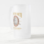 Weiß (SOTS2) Mattglas Bierglas (Vorderseite Links)