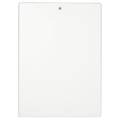 Weiß spielt Klemmbrett die Hauptrolle (Rückseite)