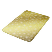 ,weiß, stern, stars, weihnachtlich + Beispiel, Far Badematte (Schrägansicht)