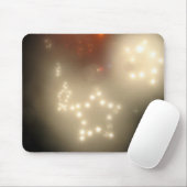 Weiß-Sterne Mousepad (Mit Mouse)