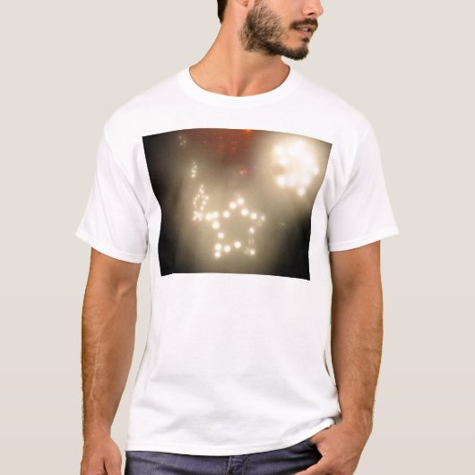 Weiß-Sterne T-Shirt (Vorderseite)