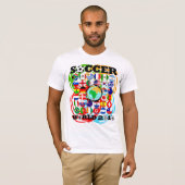 Weiß-T - Shirt-Farbrotation der T-Shirt (Vorne ganz)