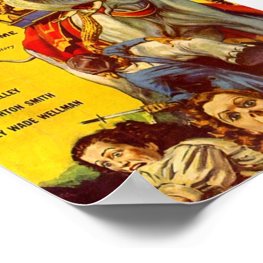 Weiß Tales Comic Poster Februar (Ecke)