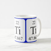 Weiß-Tasse des Elements 22 - Titan Kaffeetasse (VorderseiteRechts)