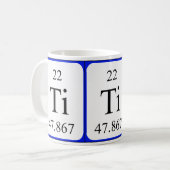 Weiß-Tasse des Elements 22 - Titan Kaffeetasse (Vorderseite Links)