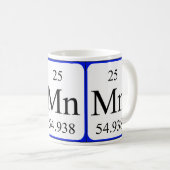 Weiß-Tasse des Elements 25 - Mangan Kaffeetasse (VorderseiteRechts)