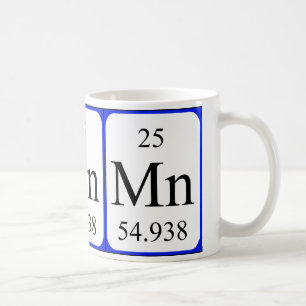 Weiß-Tasse des Elements 25 - Mangan Kaffeetasse