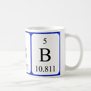 Weiß-Tasse des Elements 5 - Bor Kaffeetasse