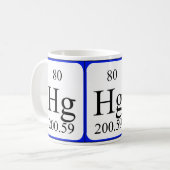 Weiß-Tasse des Elements 80 - Mercury Kaffeetasse (Vorderseite Links)