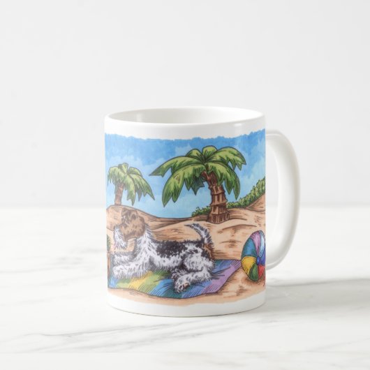 Weiß-Tasse DrahtFox endlose Sommer-11oz Kaffeetasse (VorderseiteRechts)