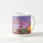Weiß-Tasse Drahtfox-Herbstes 11oz Kaffeetasse (VorderseiteRechts)