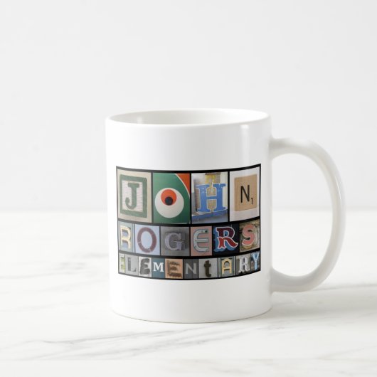 Weiß-Tasse Johns Rogers Kaffeetasse (Rechts)