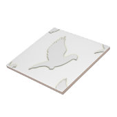 Weiß-Taube Fliese (Seite)