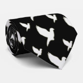 Weiß-Taube Krawatte (Gerollt)