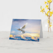 Weiß tauchte im Flug Karte (Gelbe Blume)