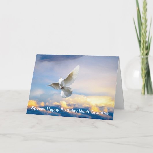 Weiß tauchte im Flug Karte (Vorderseite)