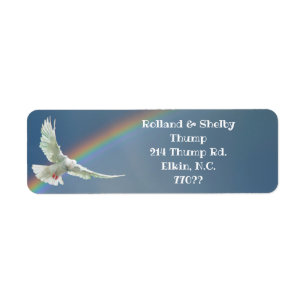 WEISS TAUCHTE MIT REGENBOGEN