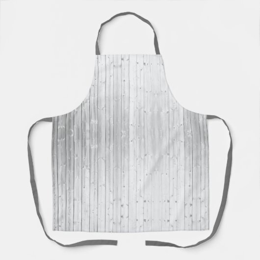 weiß-textur-holz-oberfläche schürze (Vorderseite)