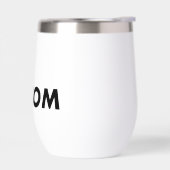 WEIß Thermal Custom Weinbecher Leere Vorlage (Links)