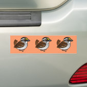 Weiß-throated Spatz Autoaufkleber (Auf Auto)
