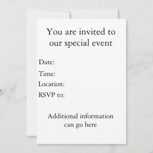 Weiß-throated Spatz - John Audubon Einladung (Rückseite)