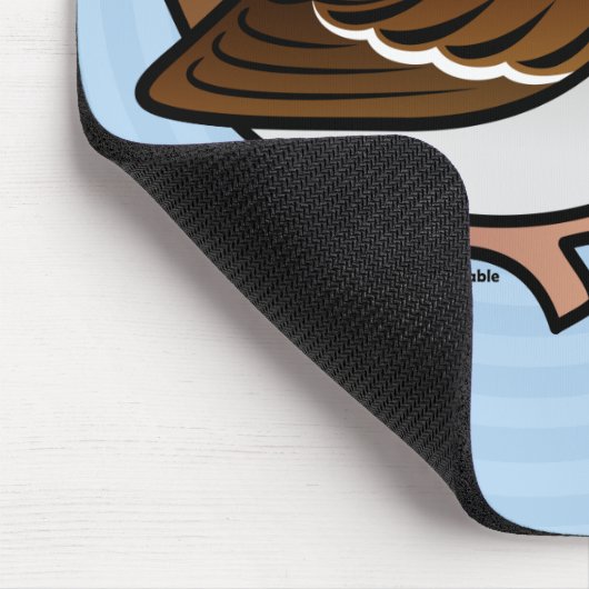 Weiß-throated Spatz Mousepad (Ecke)