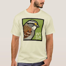 Weiß-throated Spatzen-T - Shirt