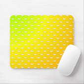 Weiß Tiny Bats gelb Mousepad (Mit Mouse)